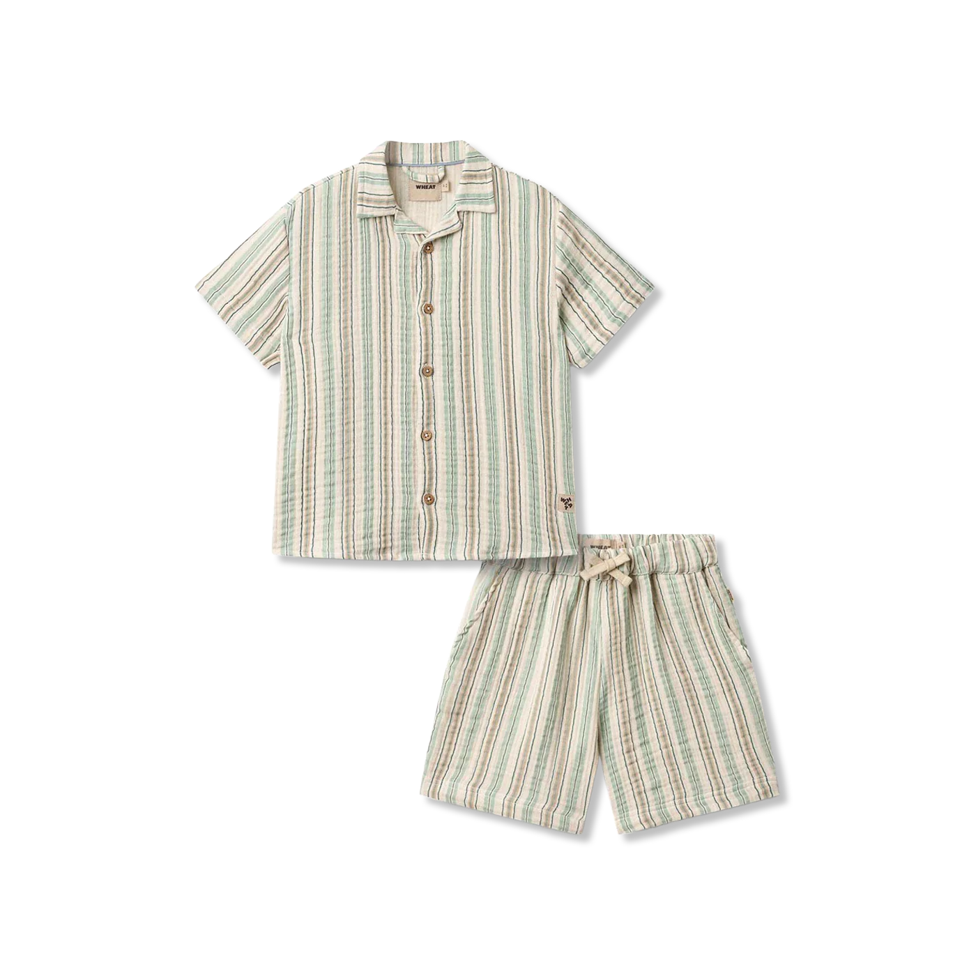 Organic Anker shorts set
