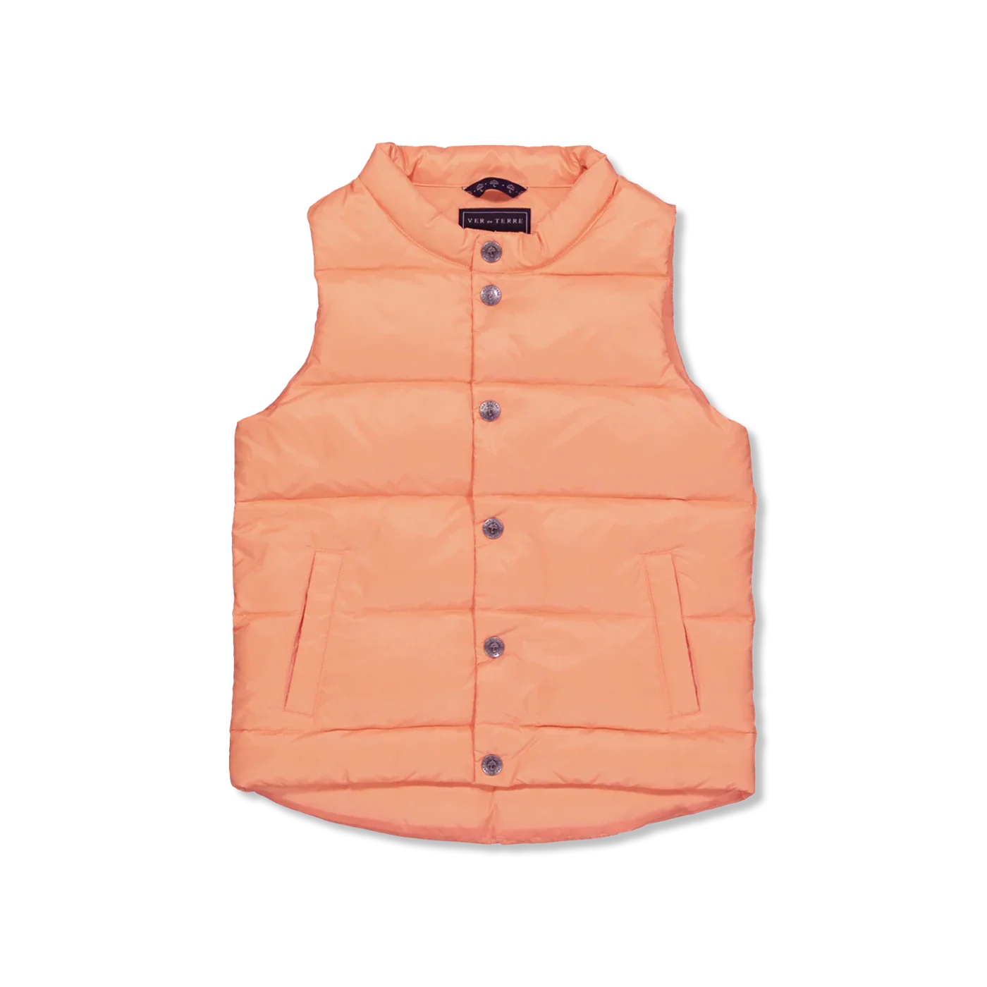 Peach down vest