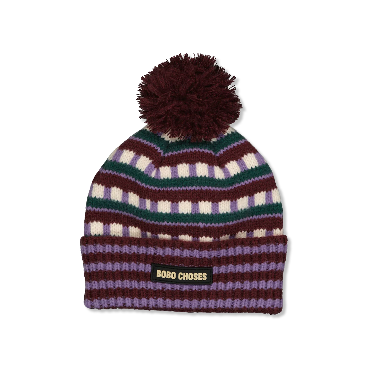 Jacquard knit beanie