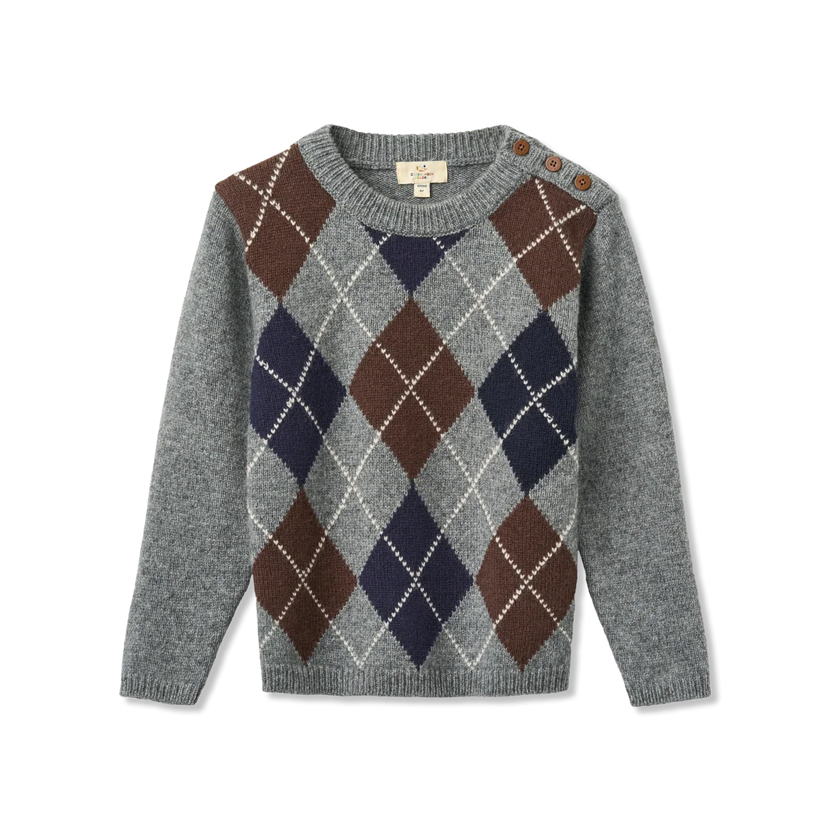 Argyle Blouse