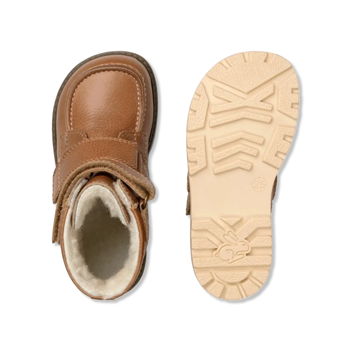 Terry cognac Winter boots