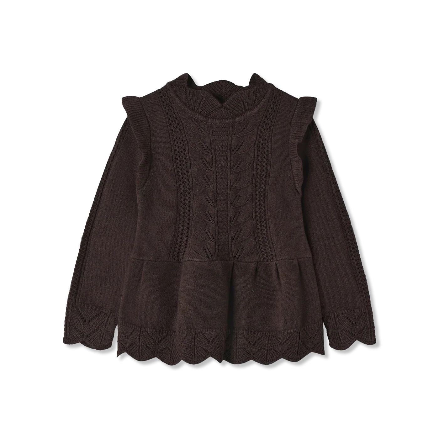 Alilly peplum Knitted sweater