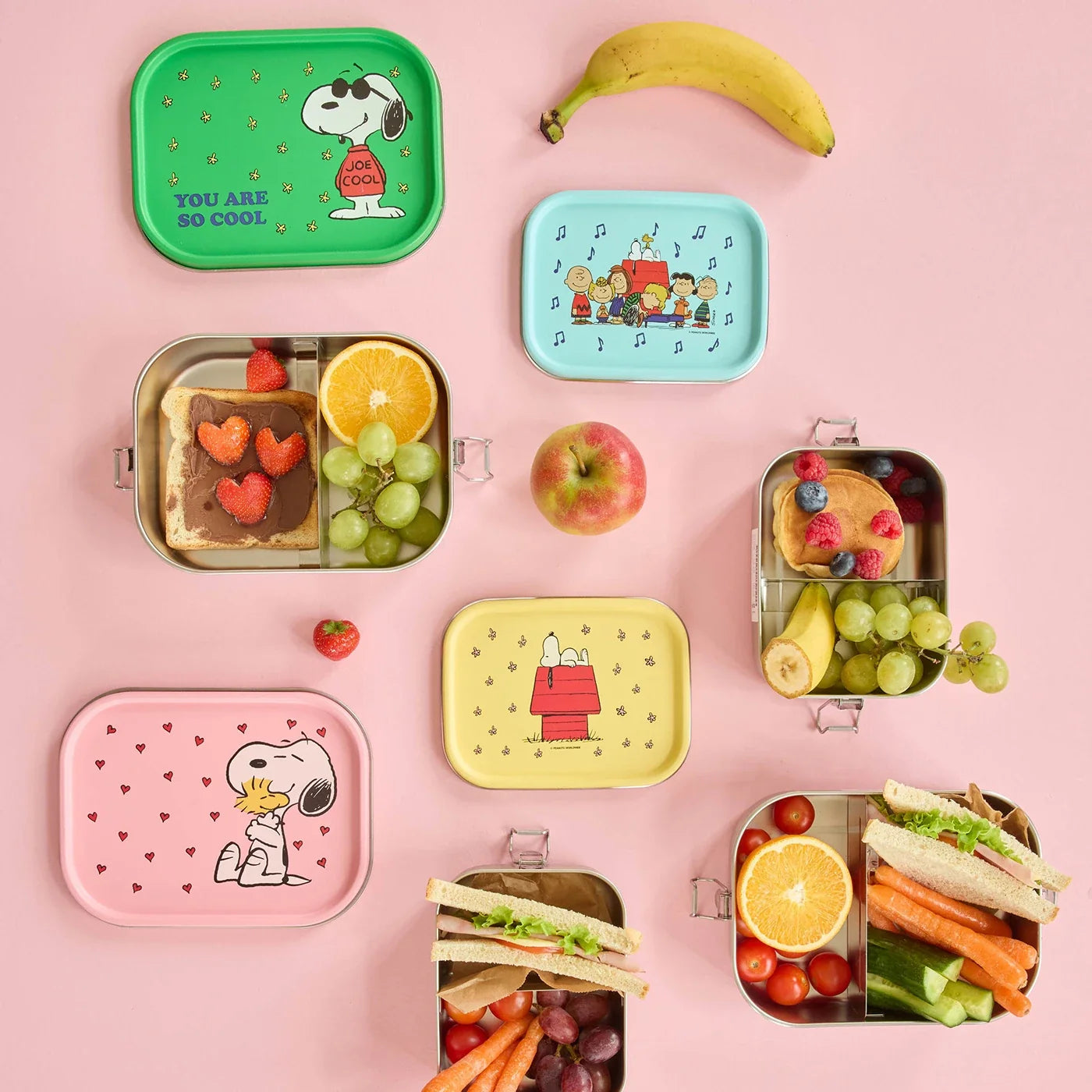 Stainless steel  snoopy Lunch box