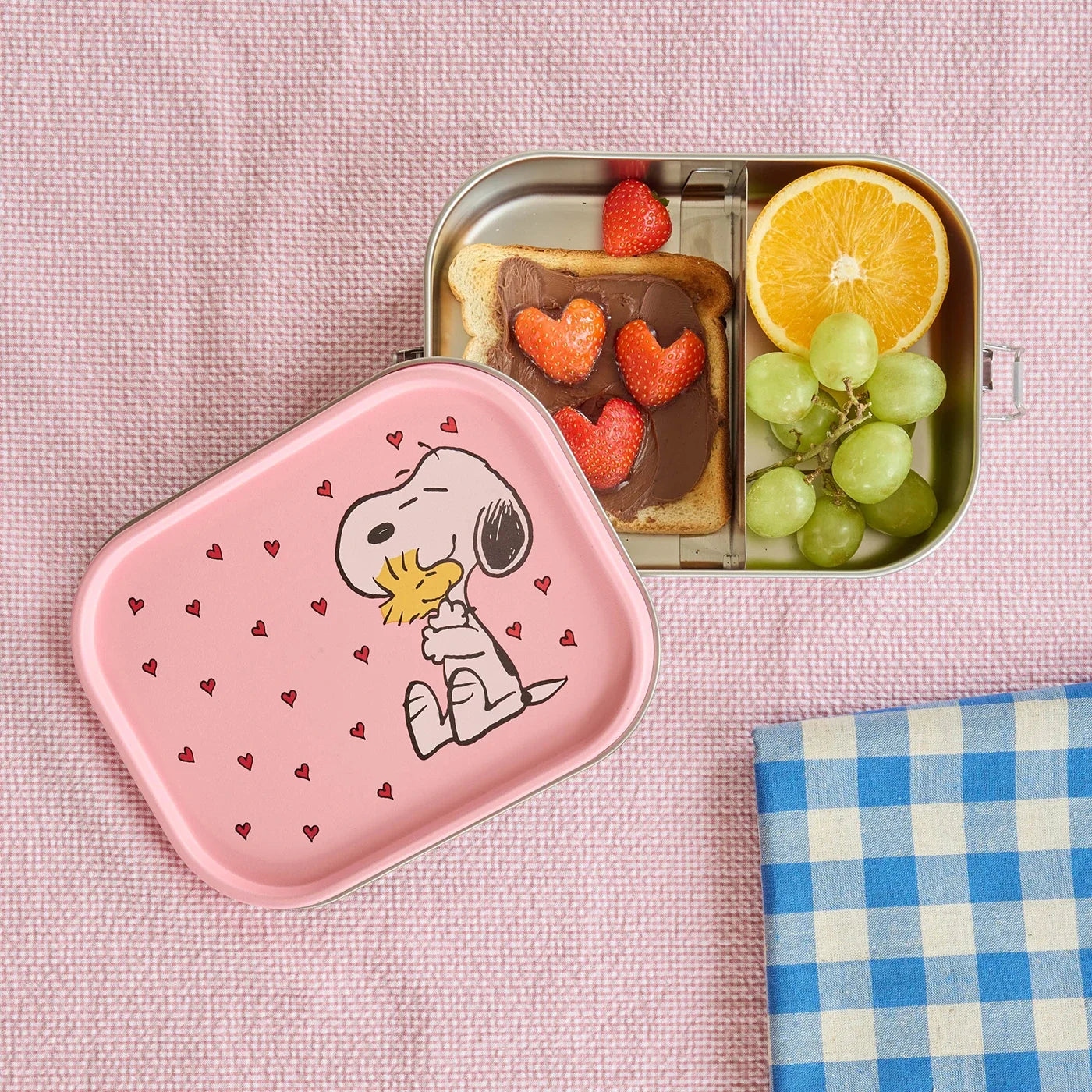 Stainless steel snoopy Lunch box