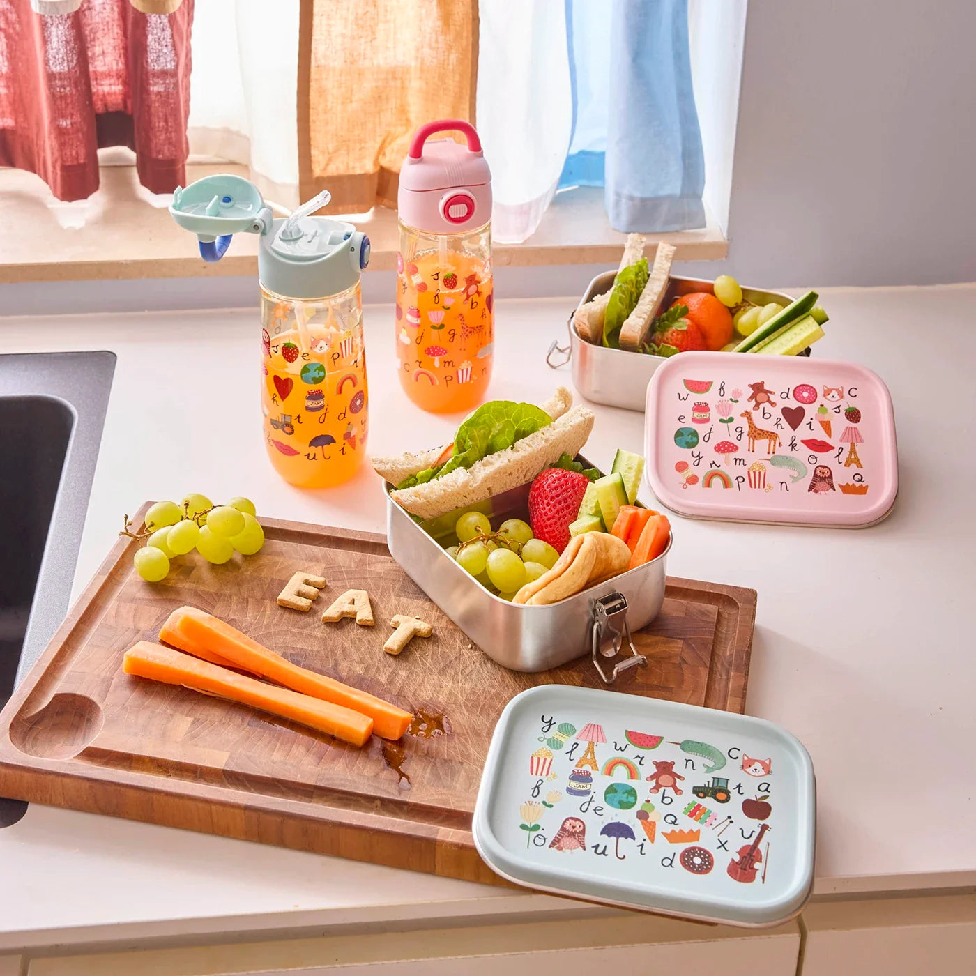 Stainless steel abc Lunch box