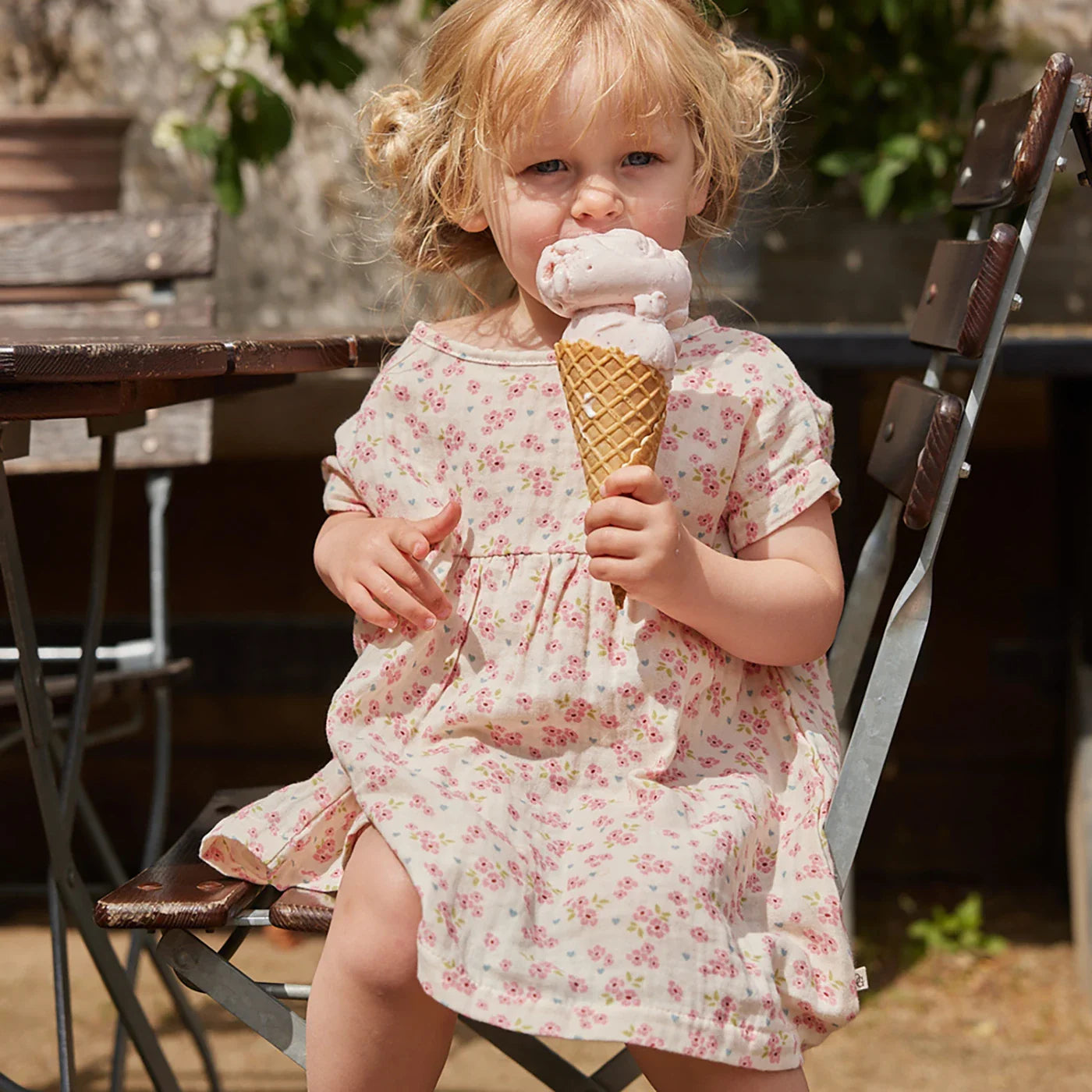 Muslin blossom Dress