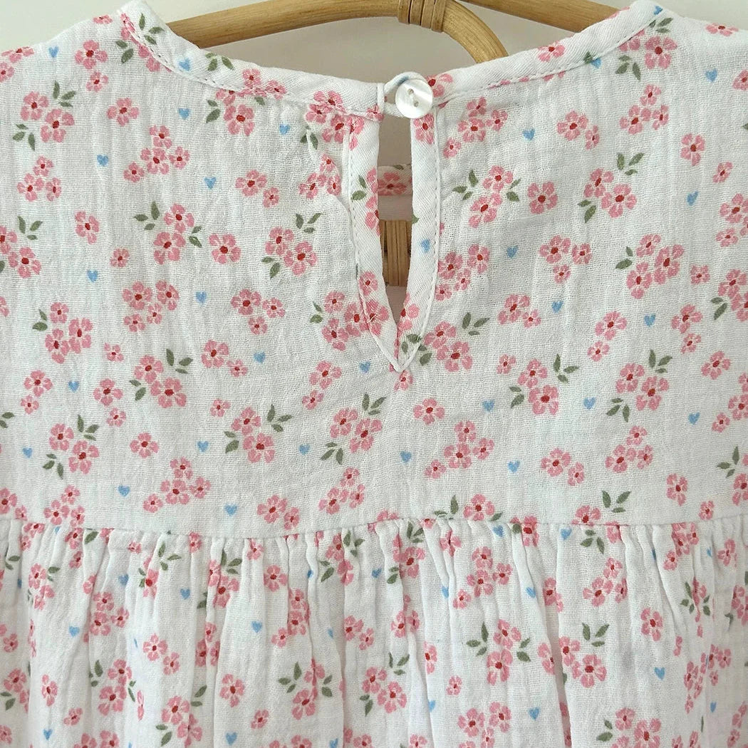 Muslin blossom Dress