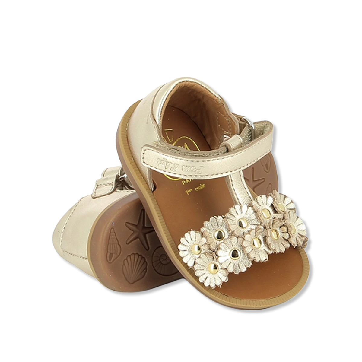Poppy flowers Open sandal