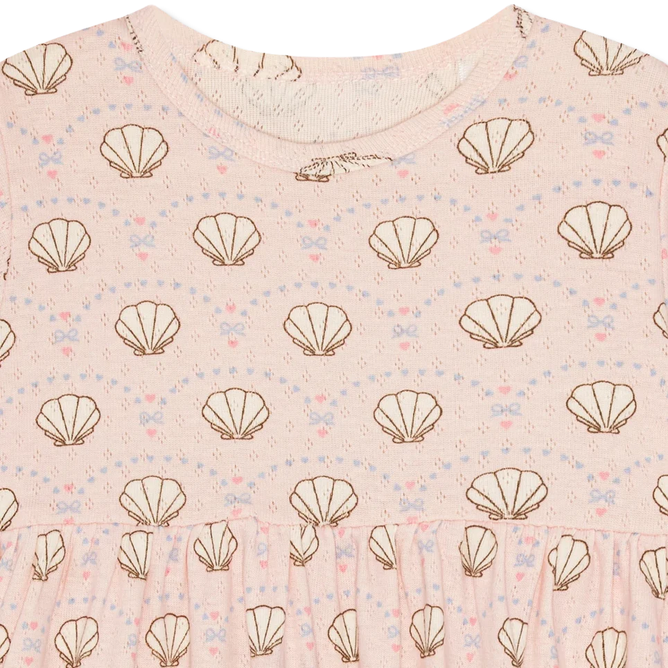 Pointelle bow Dress
