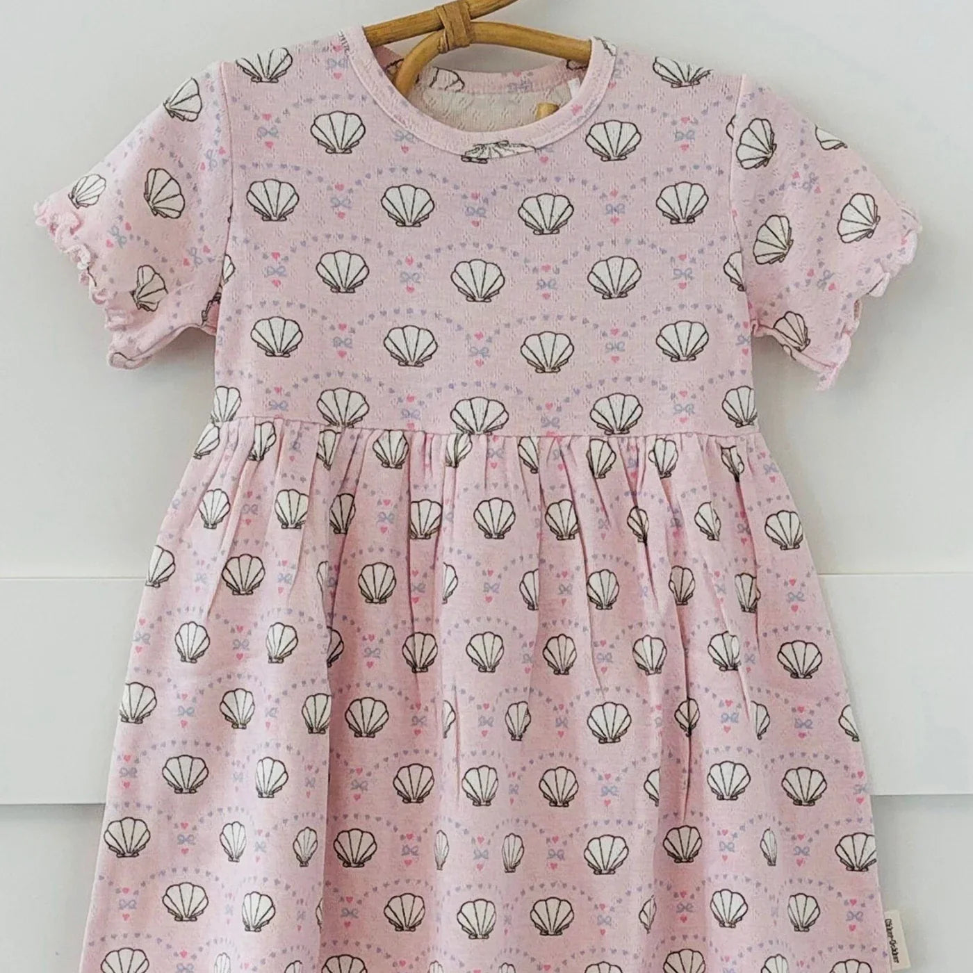 Pointelle bow Dress