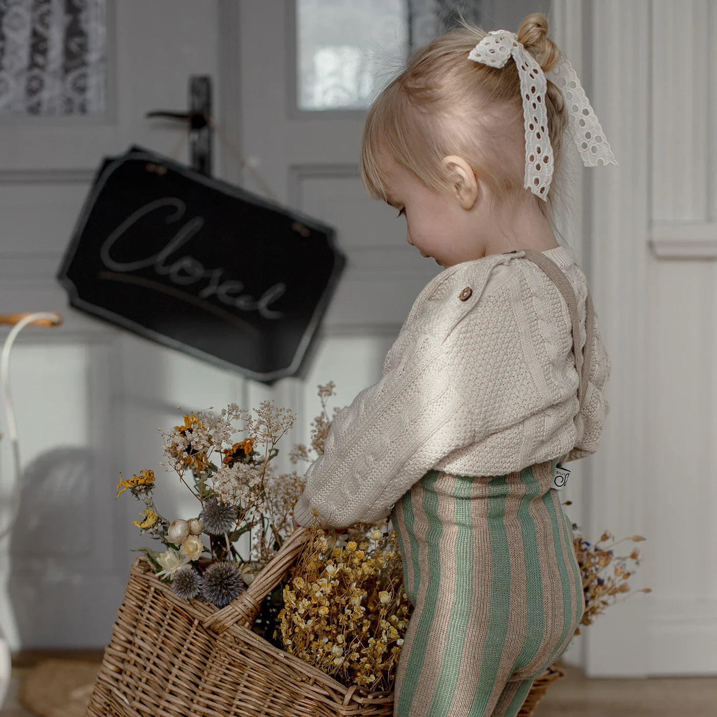 Footless cotton tights playtime