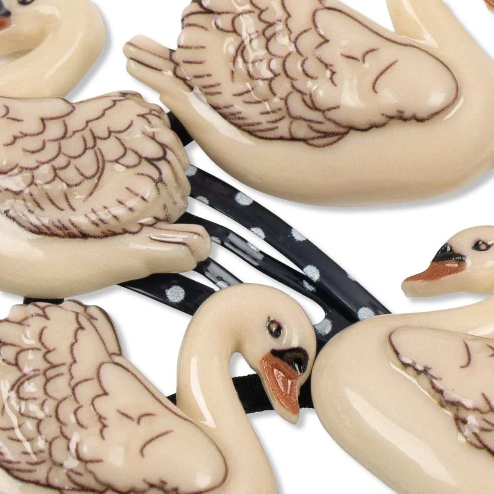 Swan Hair ties