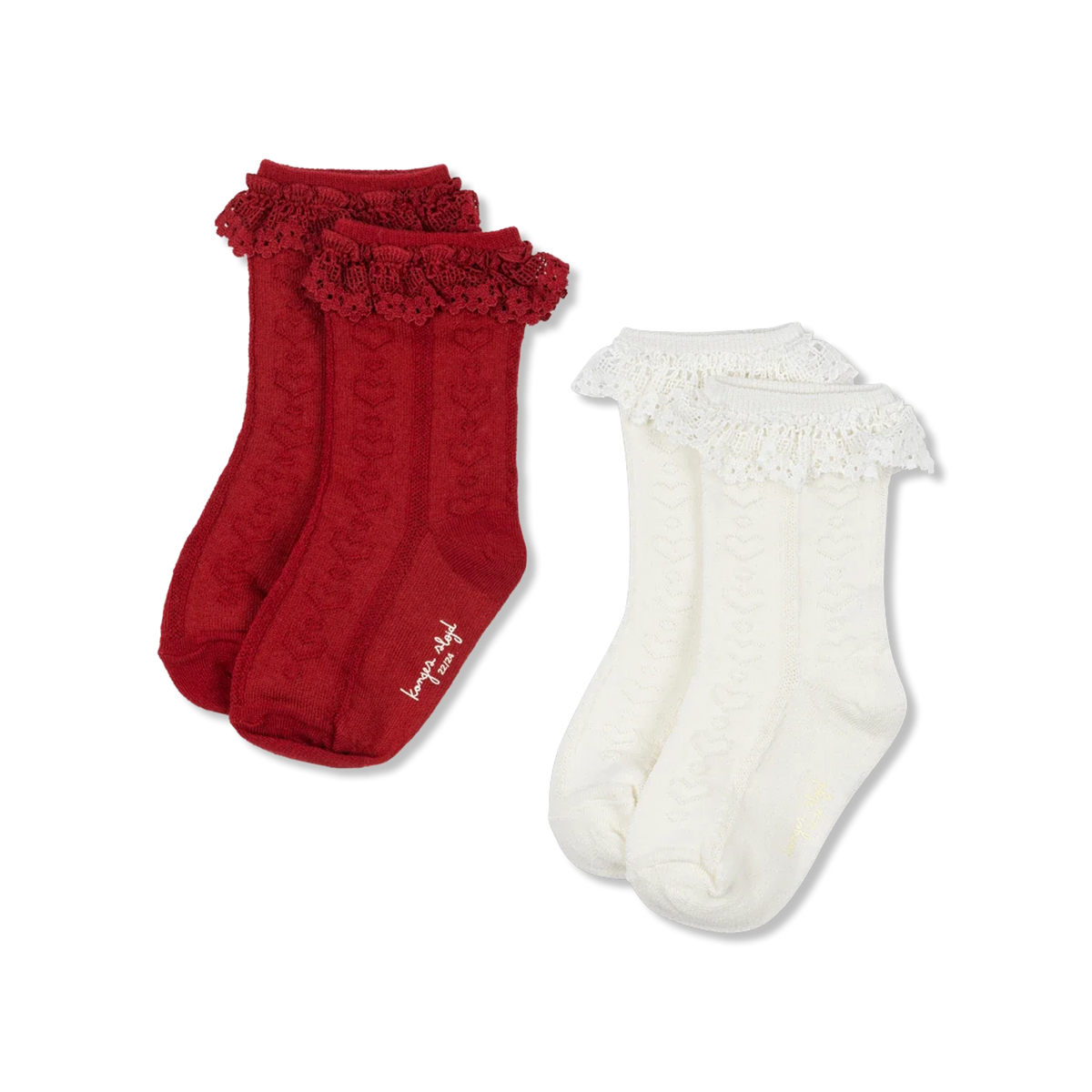 Pointelle frill Socks